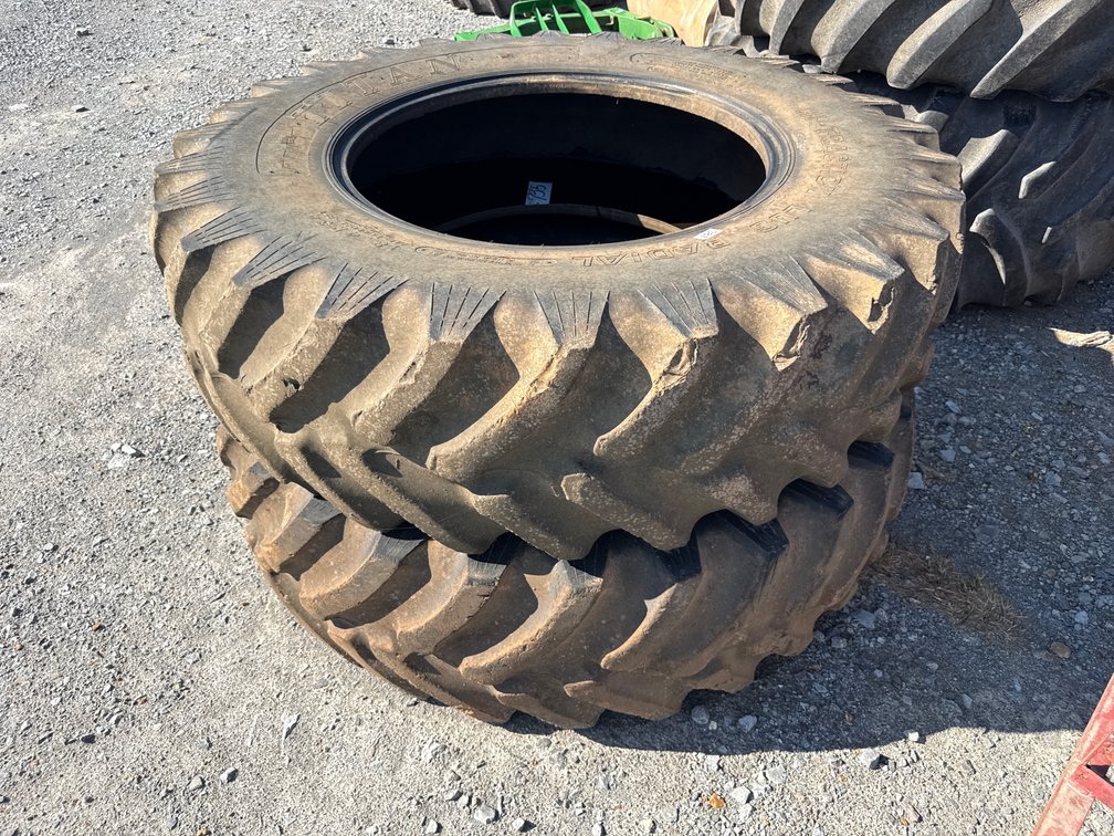 (2) TITAN RADIAL 18.4R34 TIRES