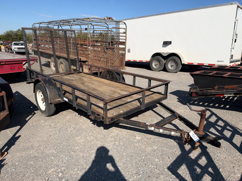 5’X10’ UTILITY TRAILER WITH GATE