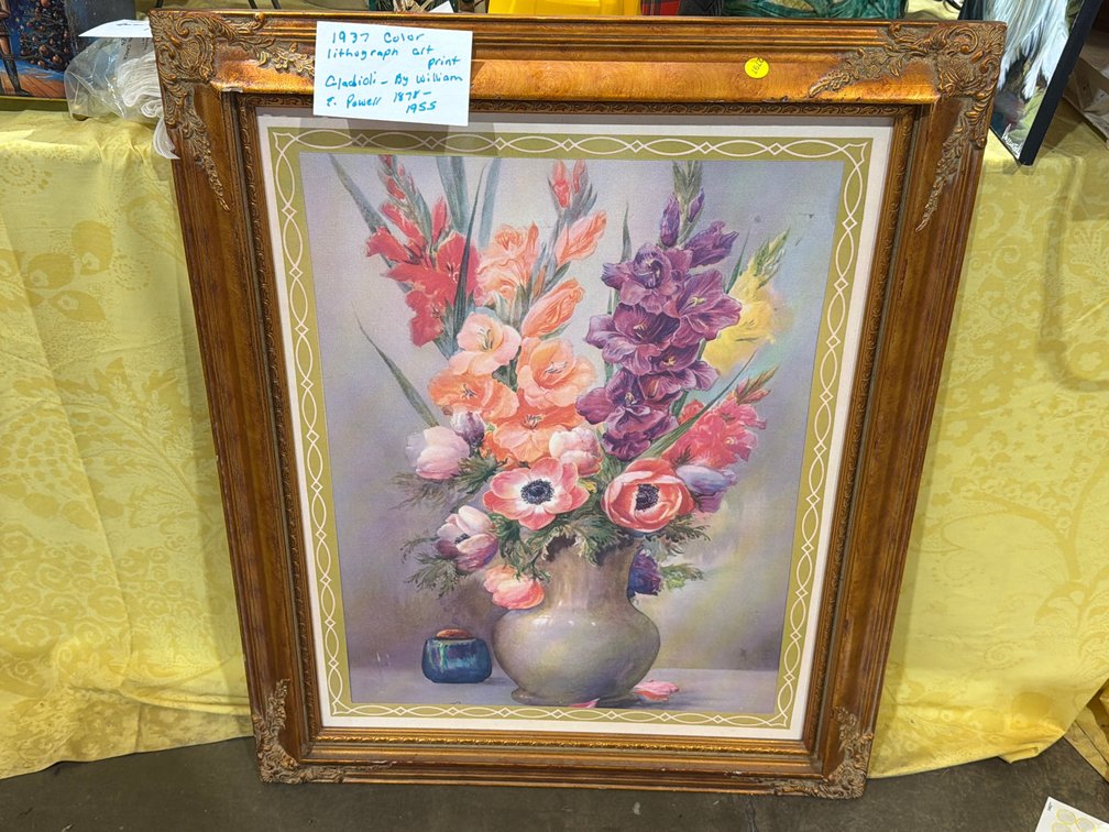 27”X34” FRAMED LITHOGRAPH  PRINT