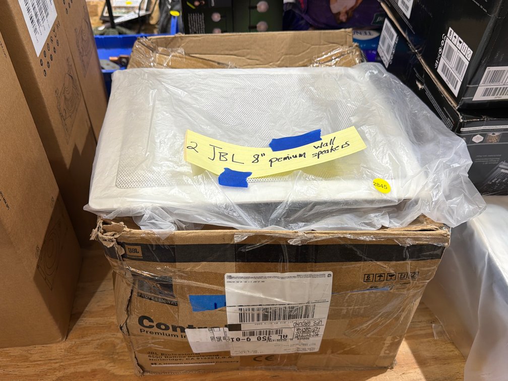 (2) JBL 8” PREMIUM WALL SPEAKERS