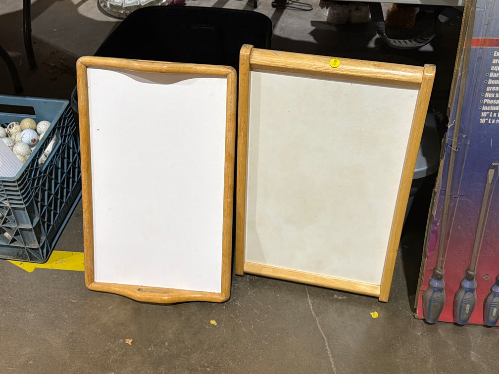 (2) LAP TABLES