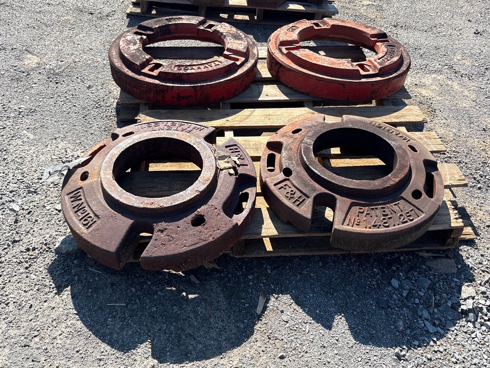 (2) INTERNATIONAL REAR WHEEL WEIGHTS