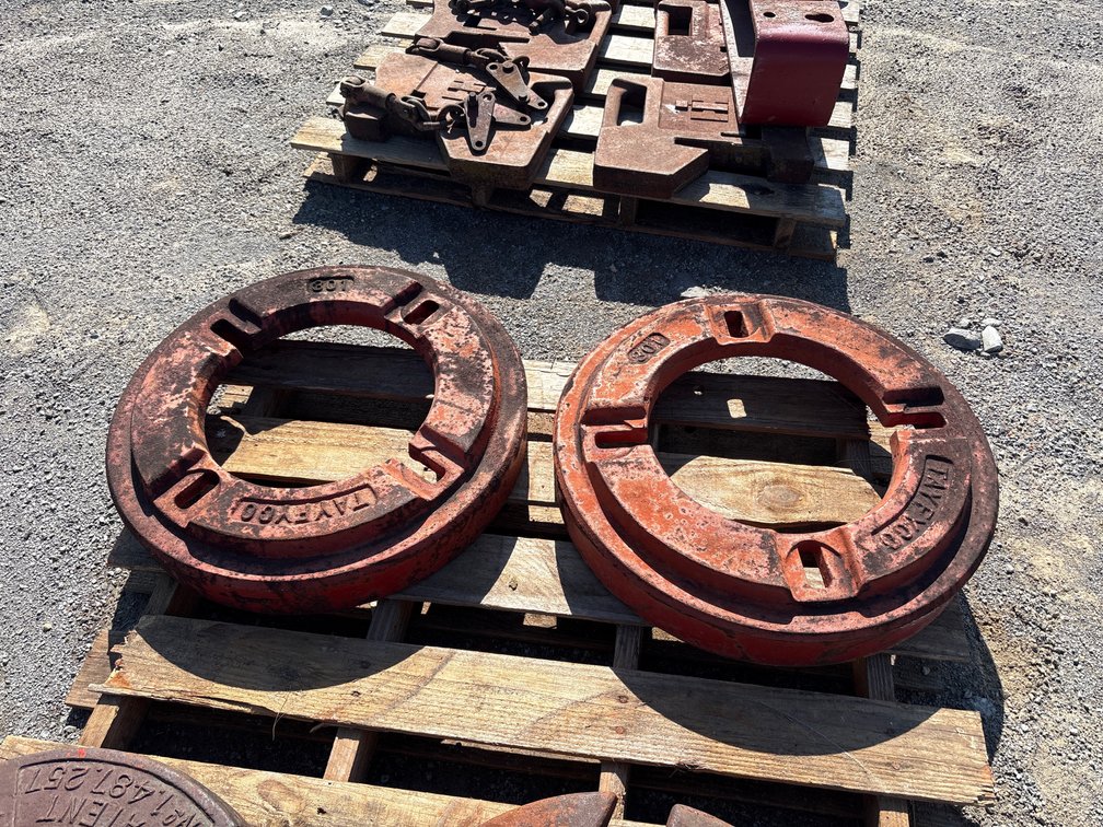 (2) INTERNATIONAL REAR WHEEL WEIGHTS
