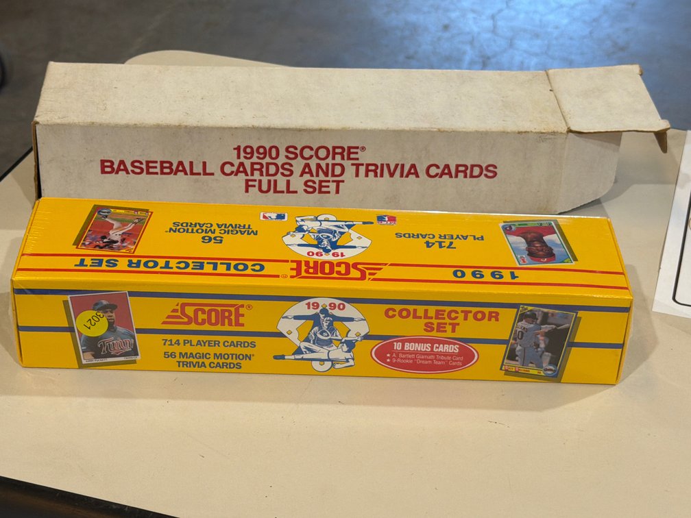 1990 SCORE BASEBALL CARDS SET