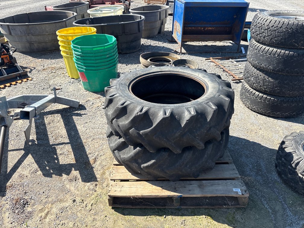 (2) 12.4-24 TRACTOR TIRES