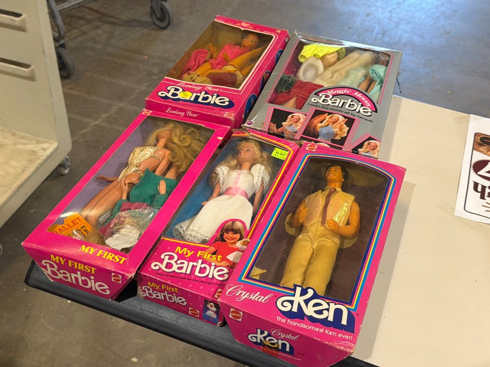 LOT OF KEN AND BARBIE DOLLS
