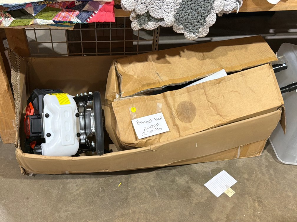 NEW AUGER W/ (2) DRILLS