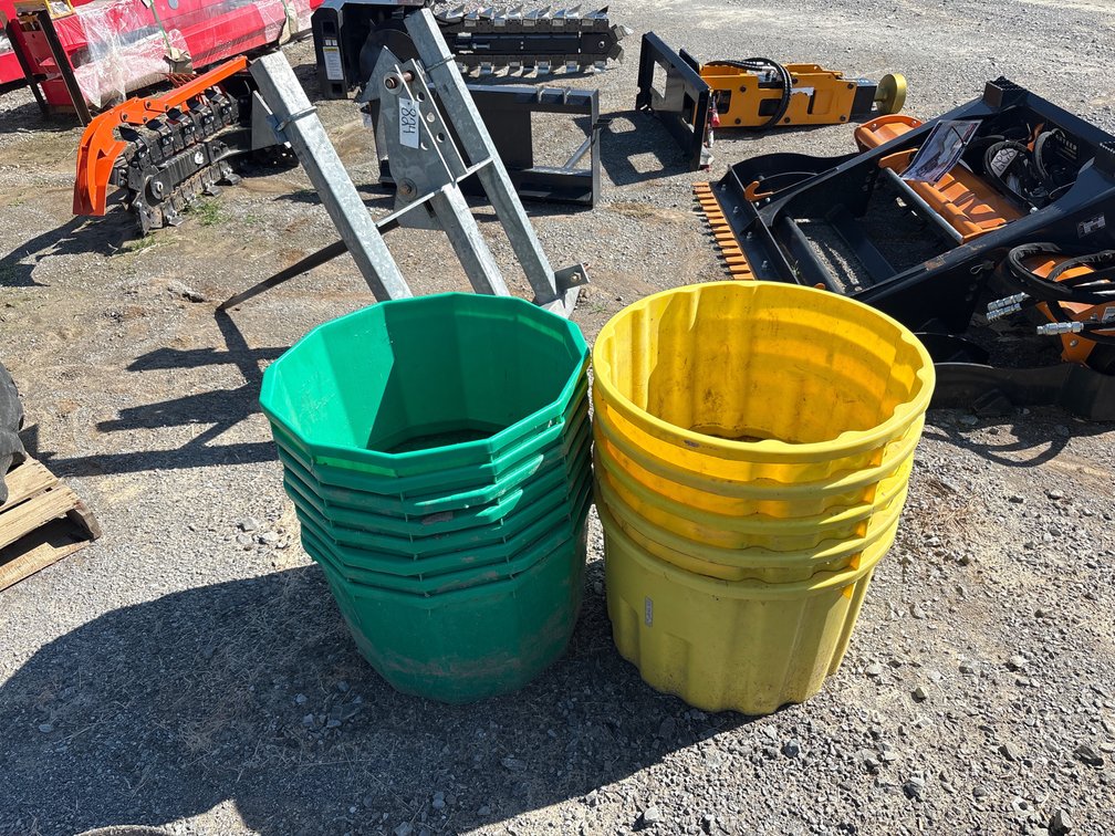 LOT OF MINERAL TUBS