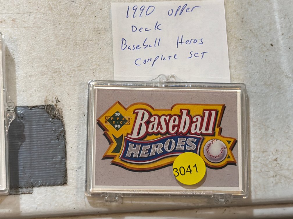 1990 UPPER DECO BASEBALL HEROS COMPLETE SET