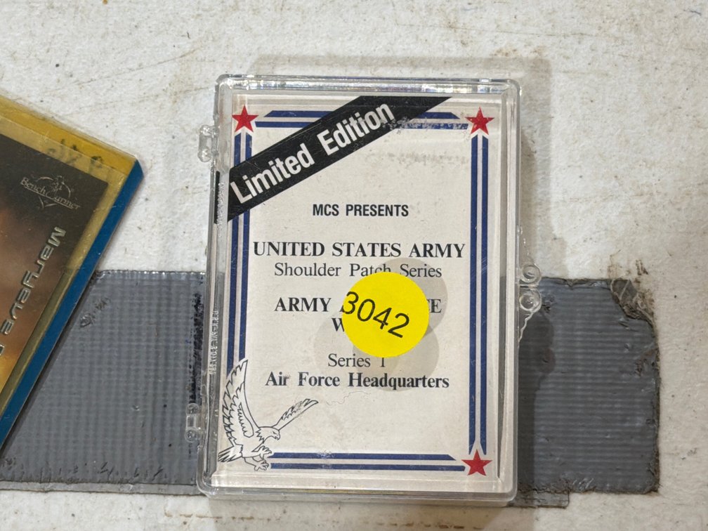 ARMY PATCH TRADING CARDS