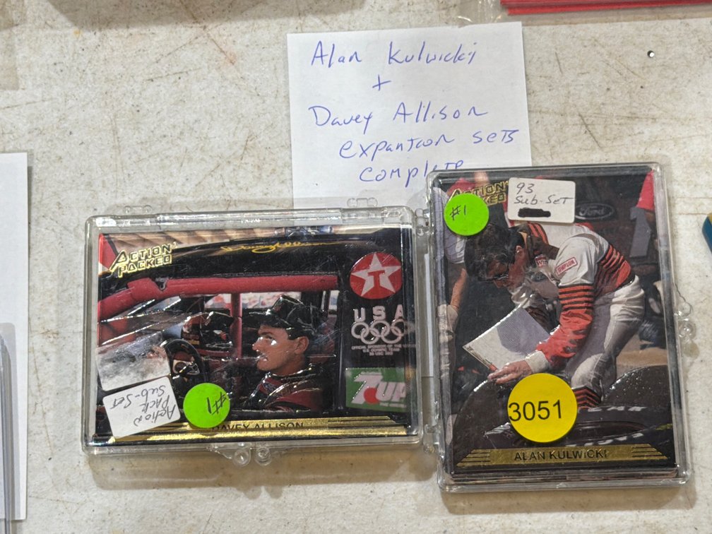 DAVEY ALLISON& ALAB KULWICKI RACER CARDS