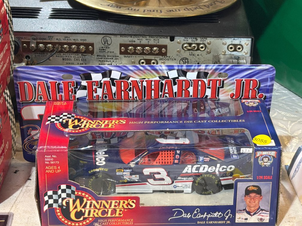 DALE EARNHARDT JR DIE CAST CAR & LICENSE PLATE