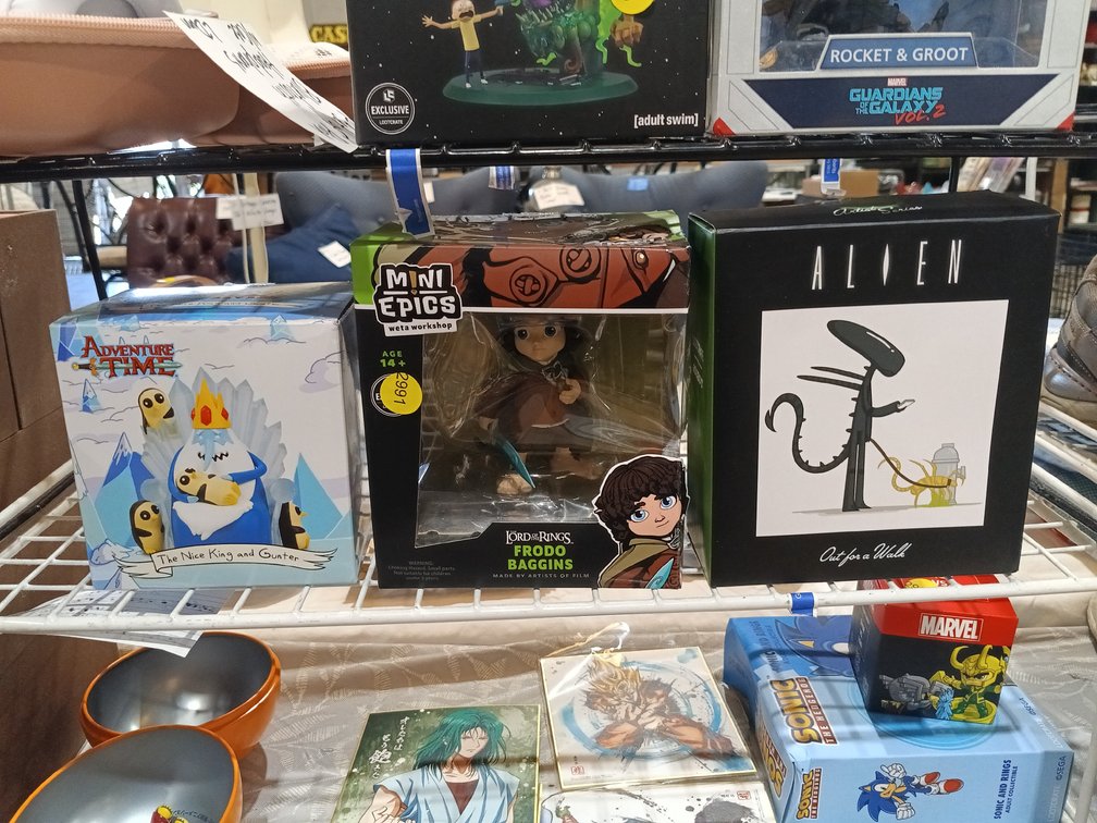 (3) BOXES OF FIGURES