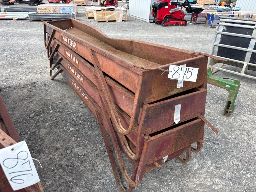 (4) TARTER METAL BUNK FEEDERS