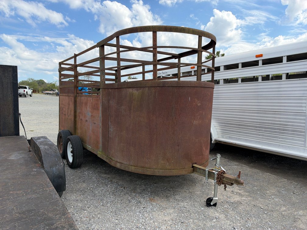 68”X14’ BUMPER PULL STOCK TRAILER