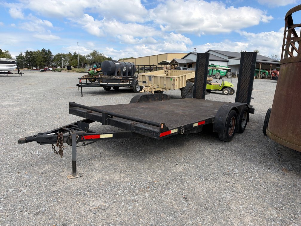 7’X16’ BUMPER PULL FLAT TRAILER