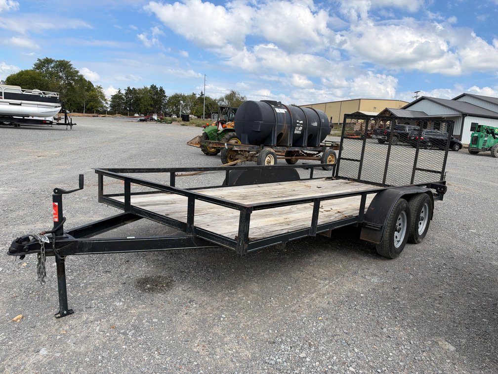77”X16’ BUMPER PULL UTILITY TRAILER