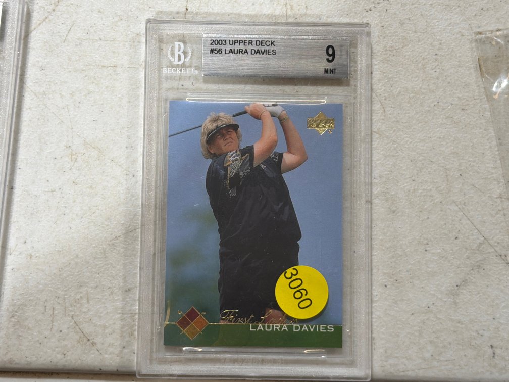 LAURA DAVIES 2003 UPPER DECK CARD