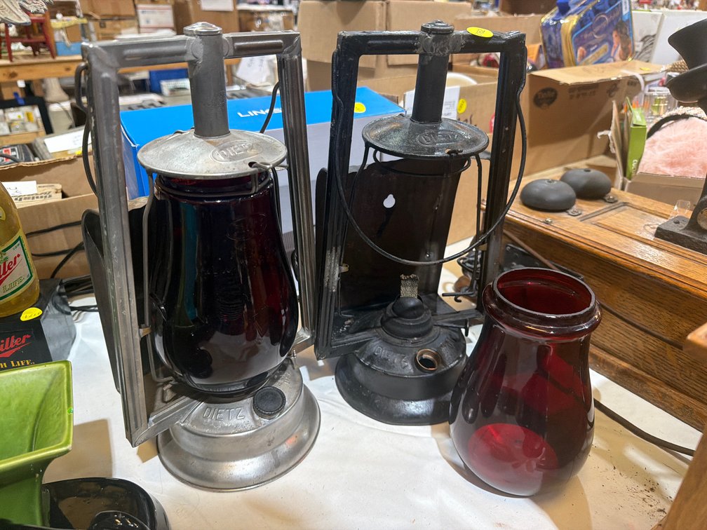 2 VINTAGE DIETZ LANTERNS