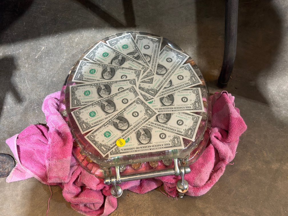 MONEY TOILET SEAT