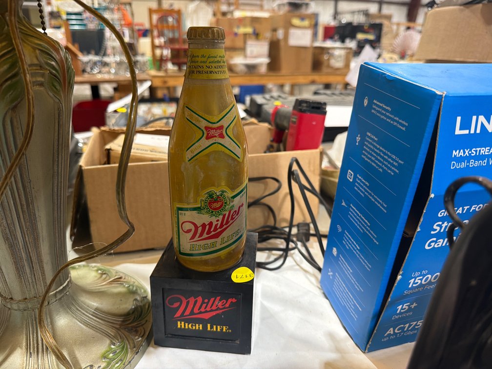 MILLER BOTTLE LAMP