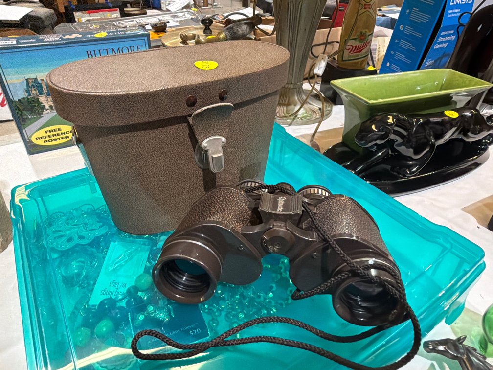 OPTEX BINOCULARS WITH CASE