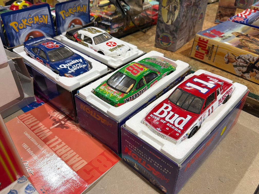(4) NASCAR RACE CAR DIE CAST CARS