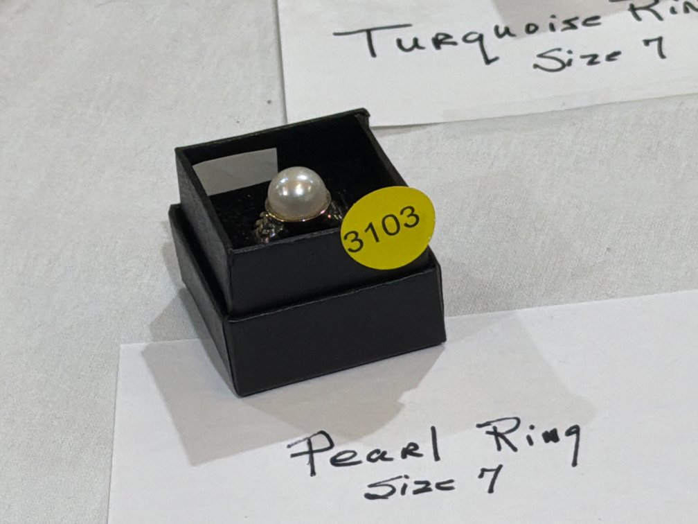 PEARL STYLE RING SIZE 7