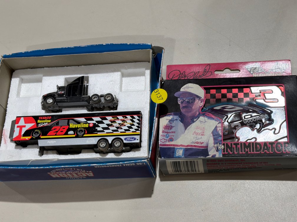 DALE EARNHARDT PLAYING CARDS, 1:96 SCALE ACTION BIG RIG COLLECTABLE