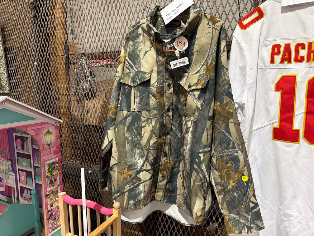 2XL TRUE TIMBER CAMO SHIRT