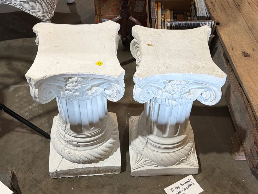 TWO PLANT STANDS