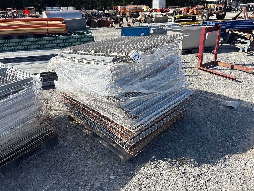 LOT OF PALLET RACK SHELVING