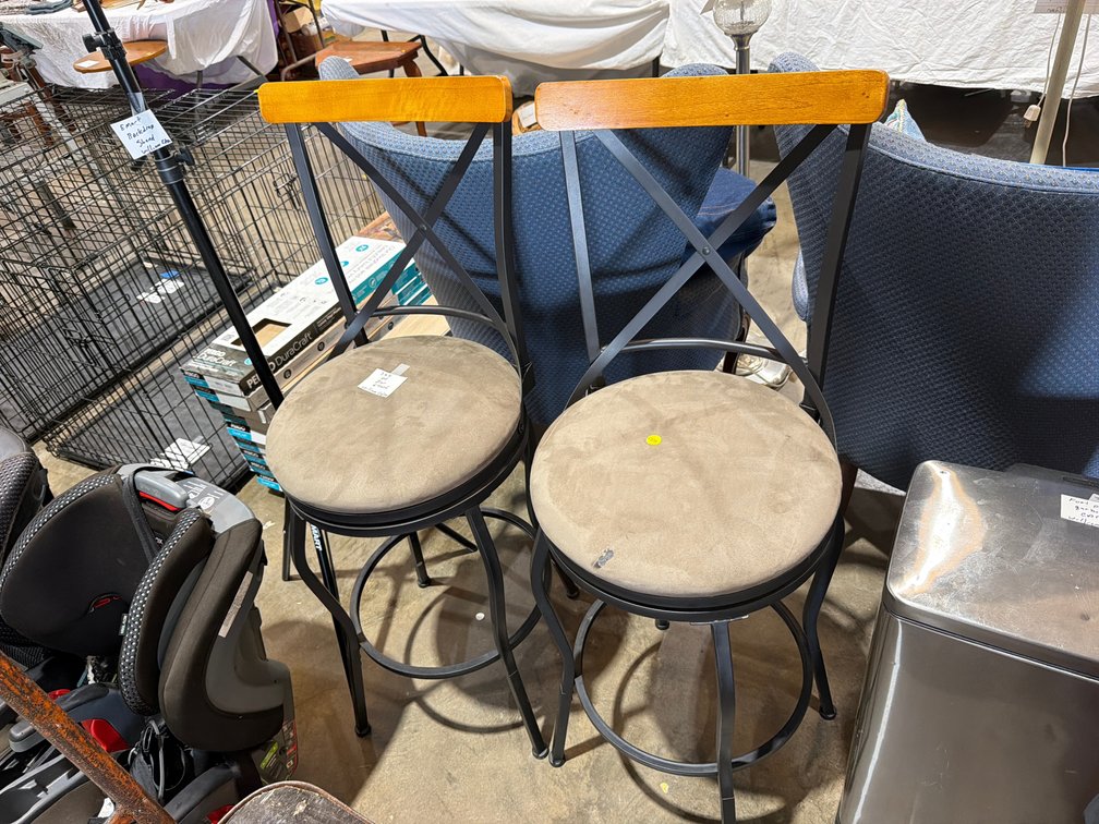 TWO BAR STOOLS