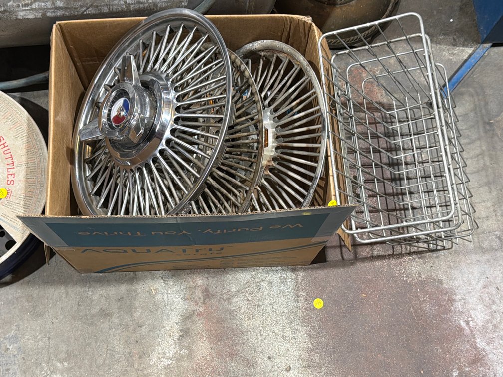 HUBCAPS AND BASKET