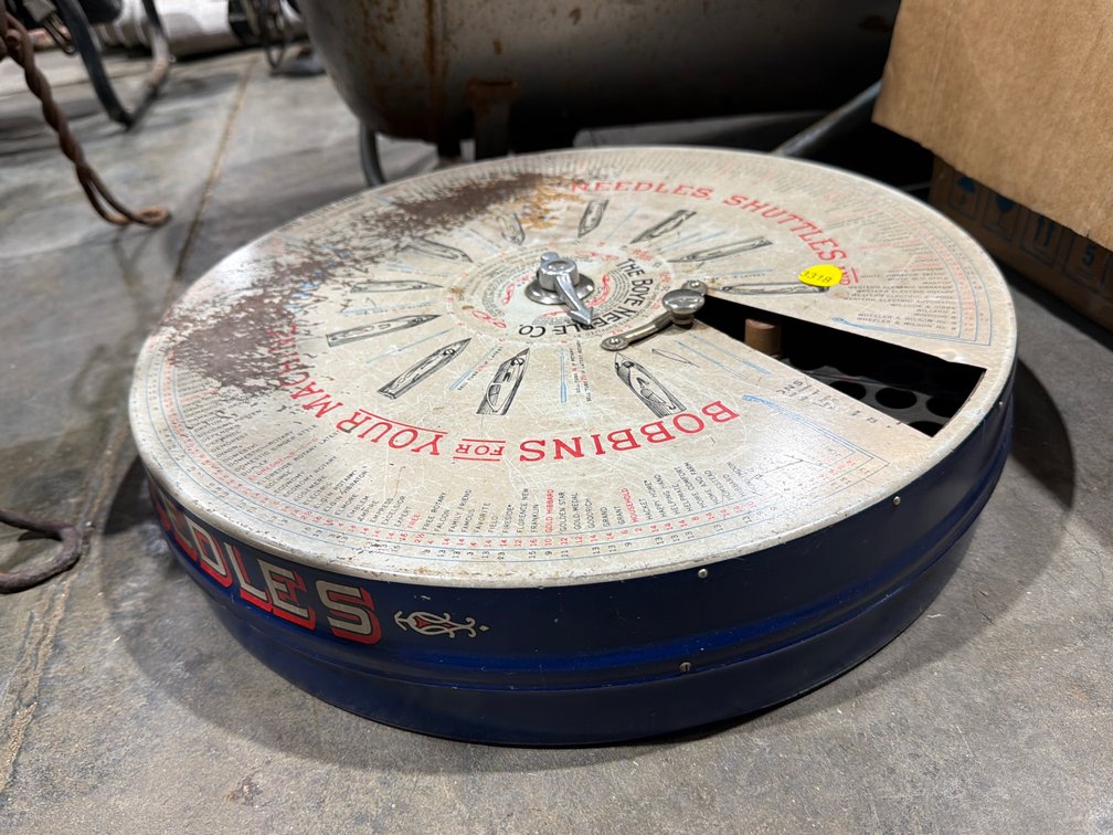 VINTAGE  BOBBINS CONTAINER