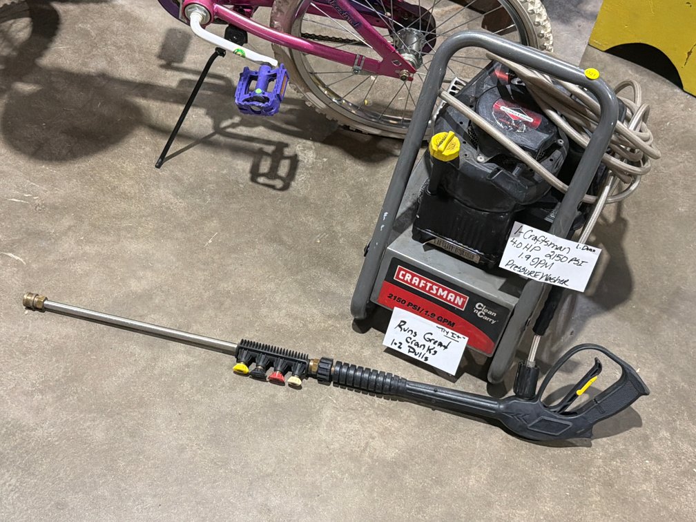 CRAFTSMAN PRESSURE WASHER