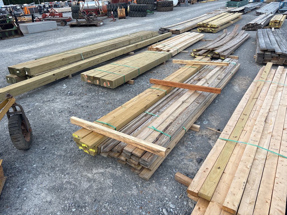 APPROX (35) 1” x 4” x 12’ & (8) 2” x 6” x 12’ BOARDS