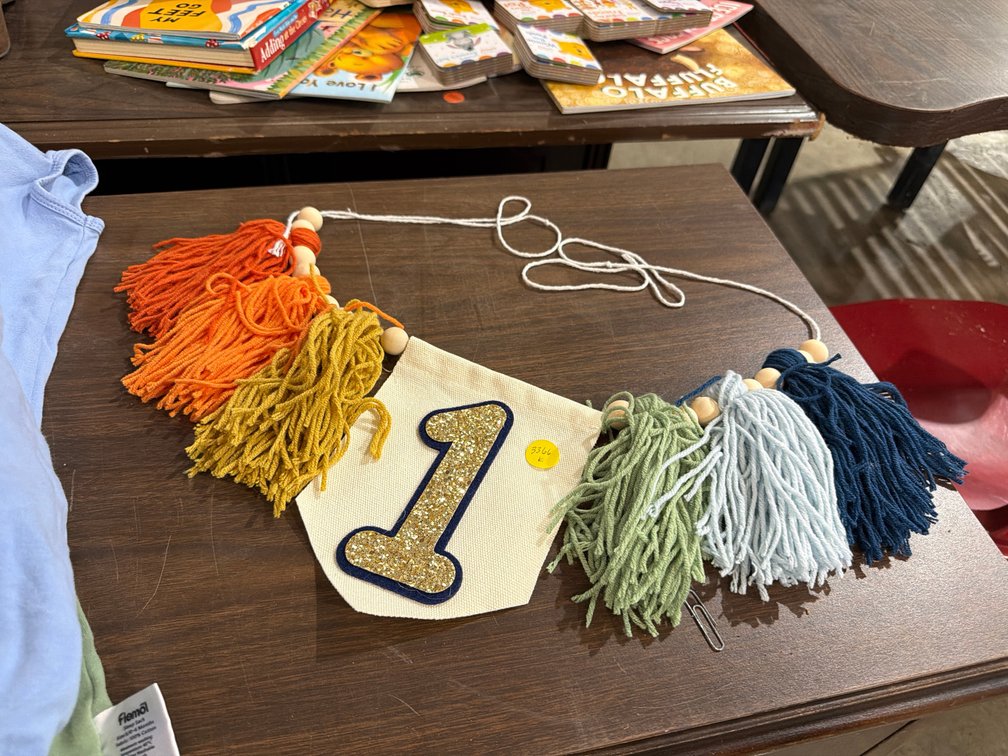 1ST BIRTHDAY HIGHCHAIR BANNER