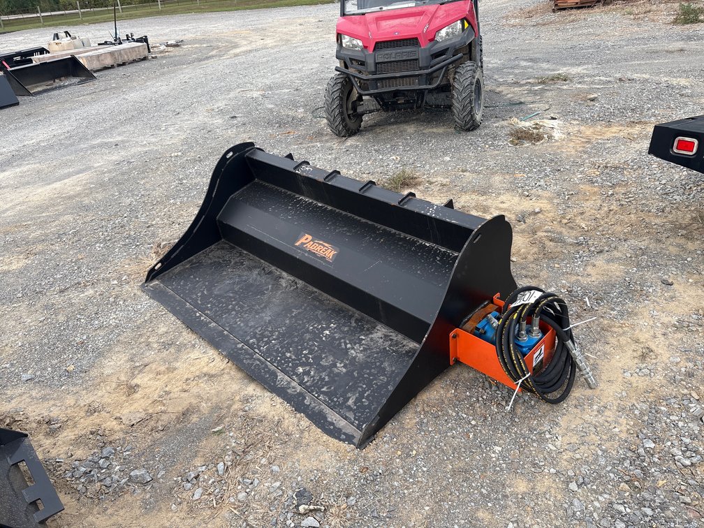 68” SKID STEER POWER RAKE/BUCKET