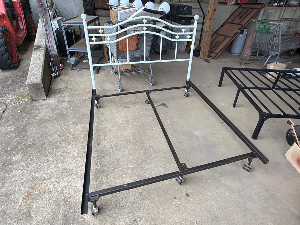 QUEEN BED FRAME & HEADBOARD