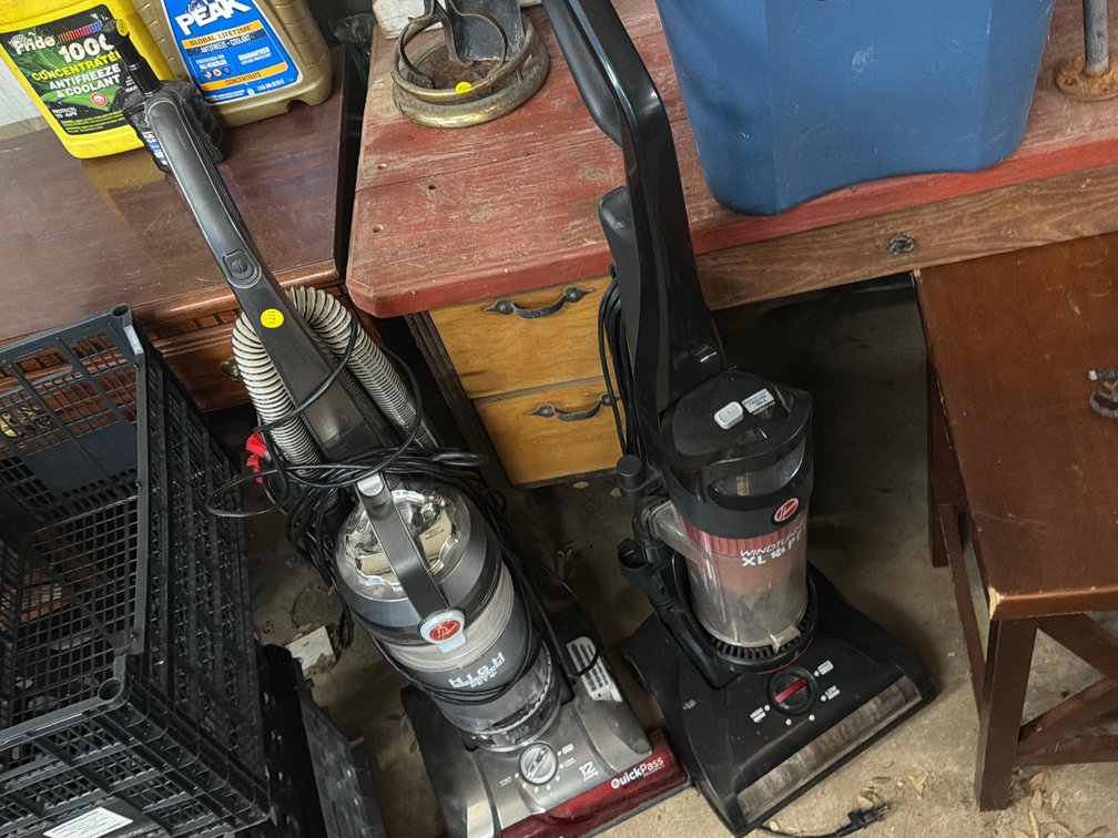 TWO VACUUM CLEANERS
