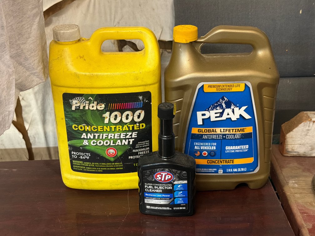 LOT OF ANTIFREEZE