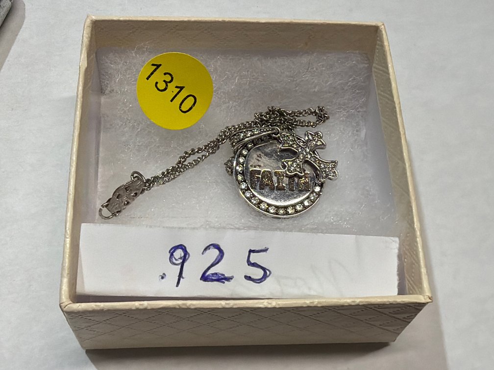 925 FAITH PENDANT NECKLACE