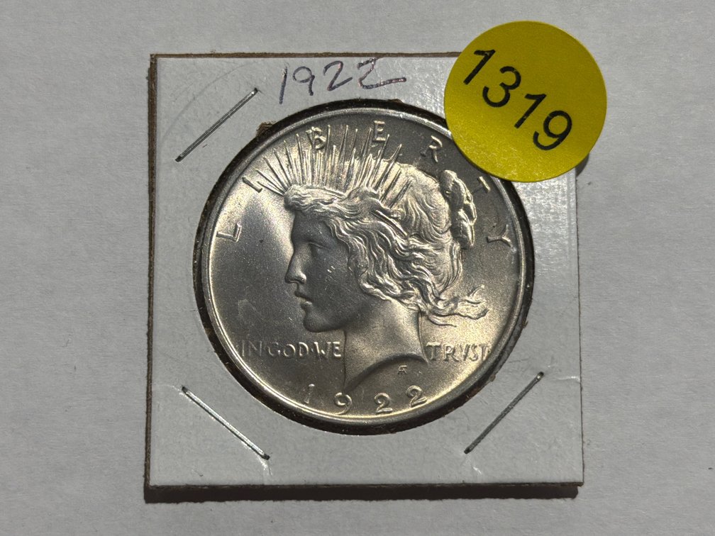 1922 PEACE DOLLAR