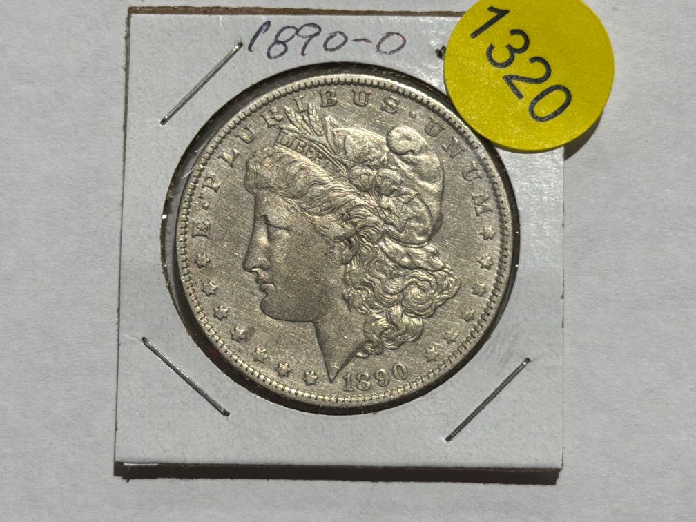 1890 O MORGAN SILVER DOLLAR