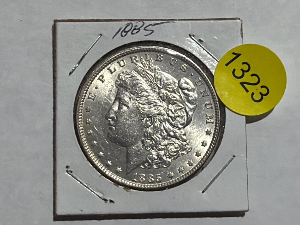 1885 MORGAN SILVER DOLLAR