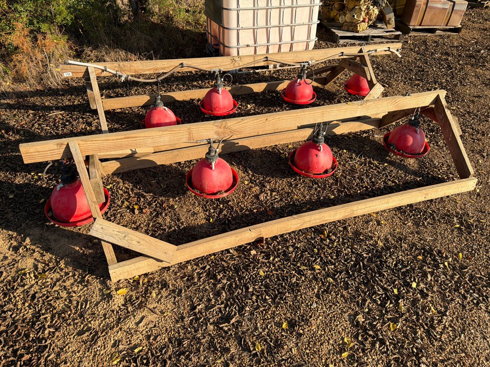 CUSTOM BUILT POULTRY WATERING SYSTEM
