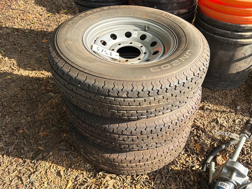(3) ST235/80R16 TIRES