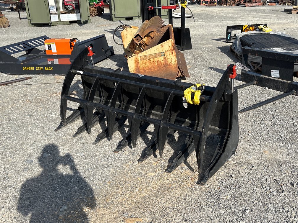76” SKID STEER BRUSH GRAPPLE