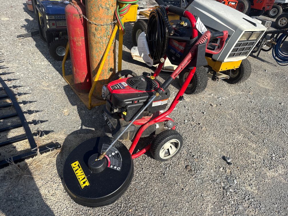 TROY-BILT GAS POWERED PRESSURE WASHER AND FLOOR CLEANER